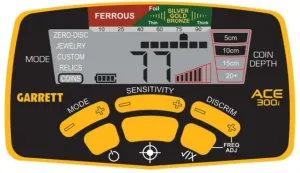 Garrett Ace 300i fémkereső elektronikája